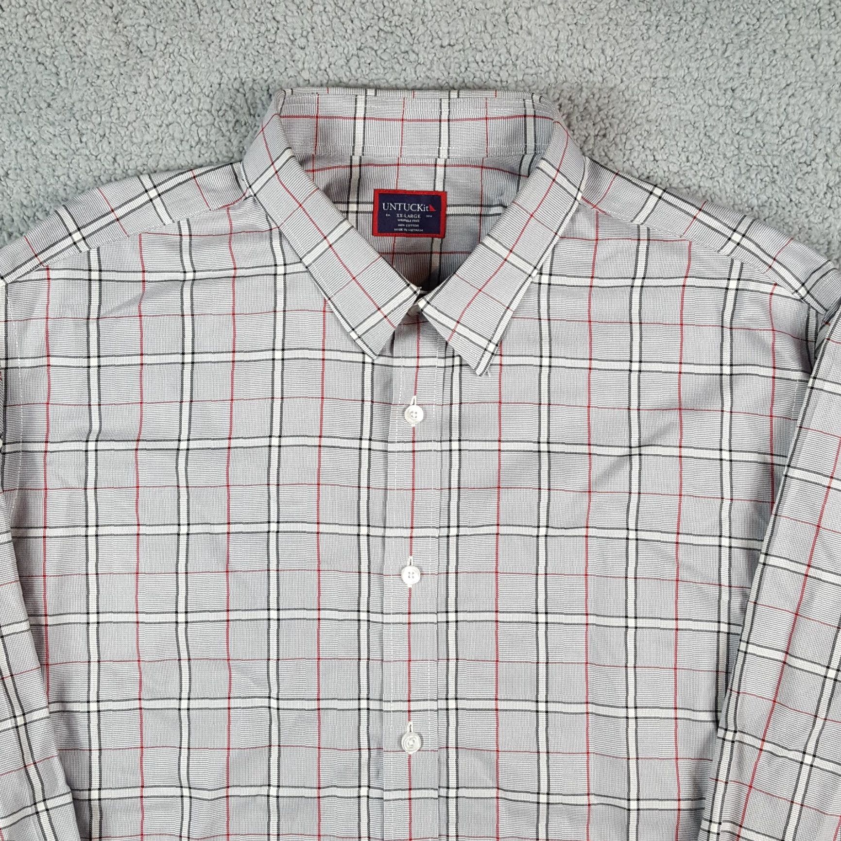 UNTUCKit UNTUCKit Plaid Button-Up Shirt Men’s 2XL Collared Long Sleeve Multicolor Casual Golf 90s Preppy Size US XXL / EU 58 / 5 - 2 Thumbnail