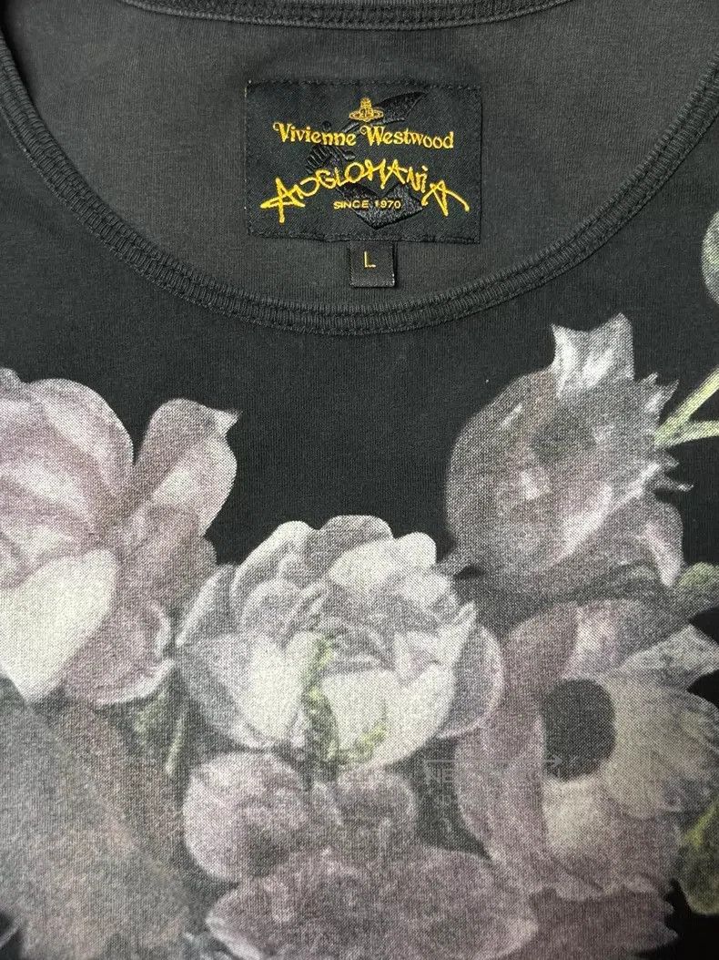 Vivienne Westwood Vivienne Westwood Digital Floral Print Short Sleeve Top Size L / US 10 / IT 46 - 7 Thumbnail