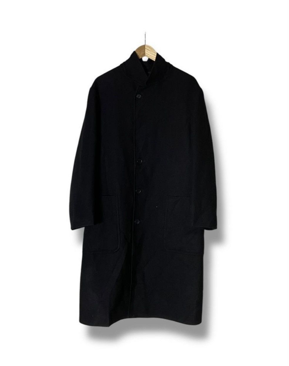 Japanese Brand × Uniqlo × Vintage Uniqlo Wool Long Coat (2) Size US M / EU 48-50 / 2 - 1 Thumbnail