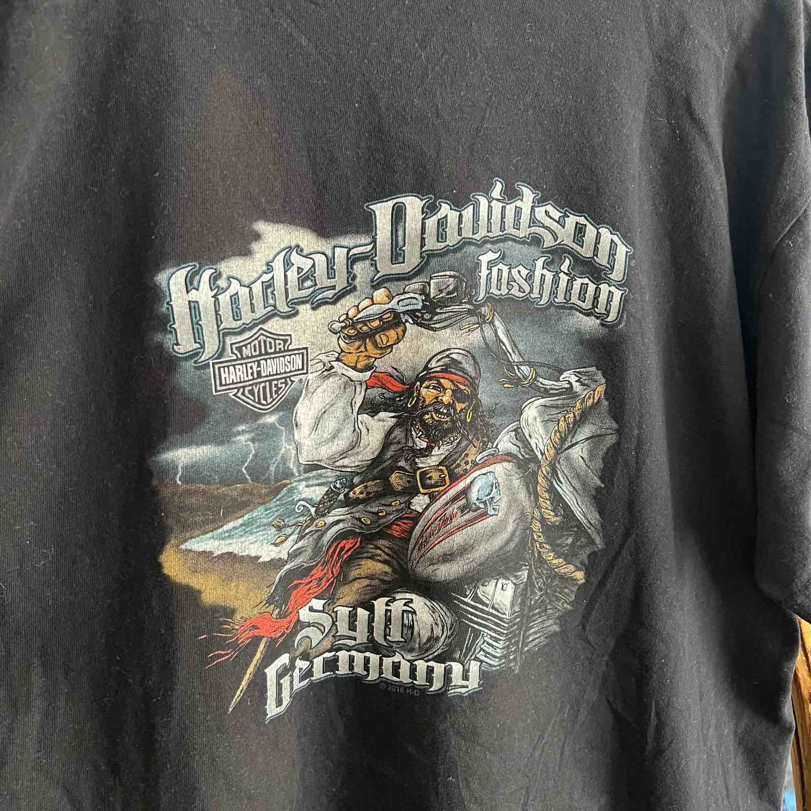 Harley Davidson × Vintage Vintage Harley Davidson Motorcycle T-shirt Size US XL / EU 56 / 4 - 5 Thumbnail