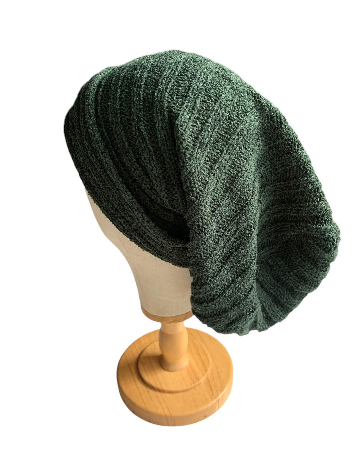 14th Addiction × Vintage Knitted Crochet Hippies Style Slouchy Long Beanie hats🌈☠️ Size ONE SIZE - 4 Thumbnail