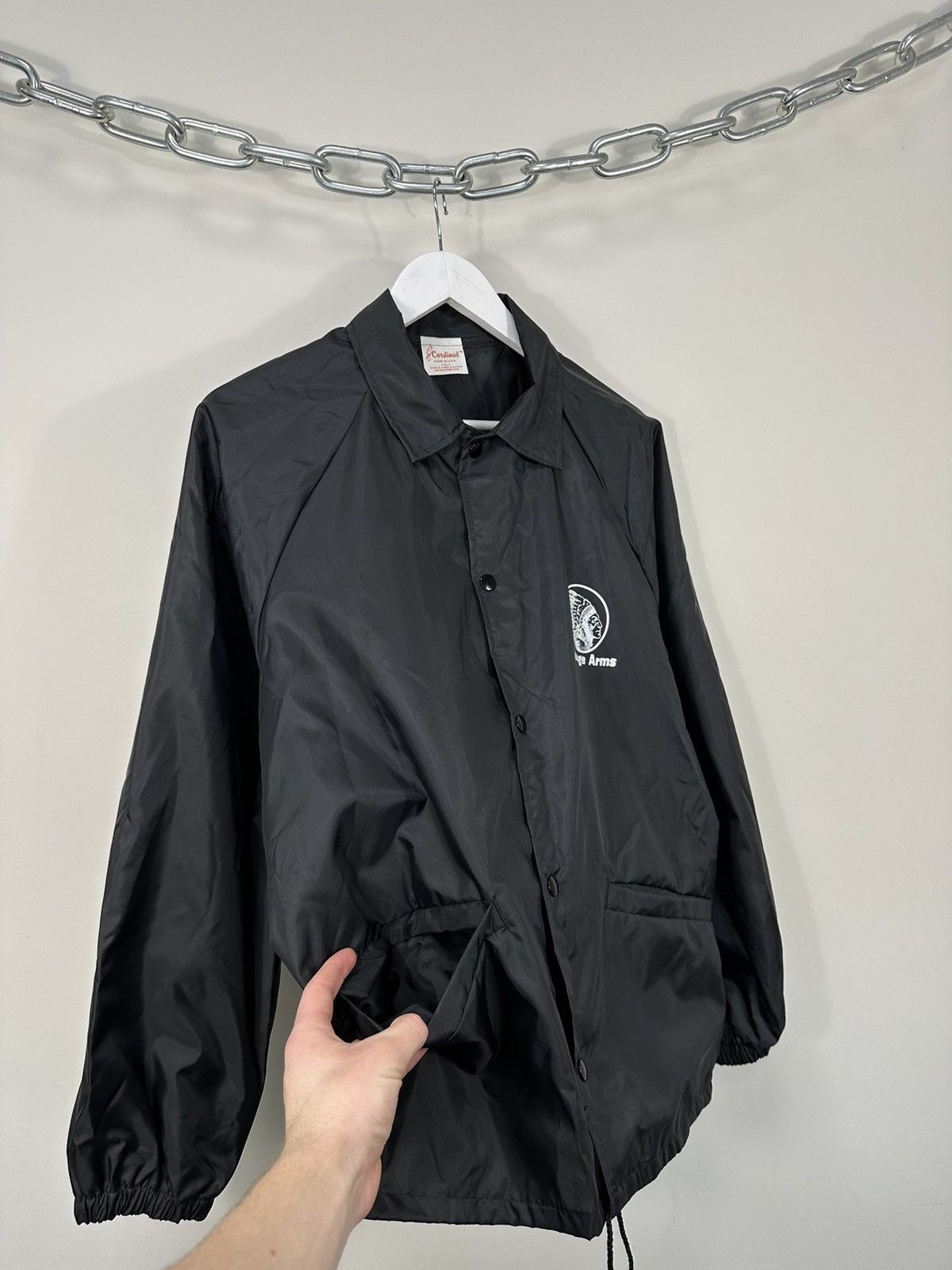 Vintage Vintage 90s Savage Arms Made in USA Black Overshirt Jacket Size US L / EU 52-54 / 3 - 5 Thumbnail