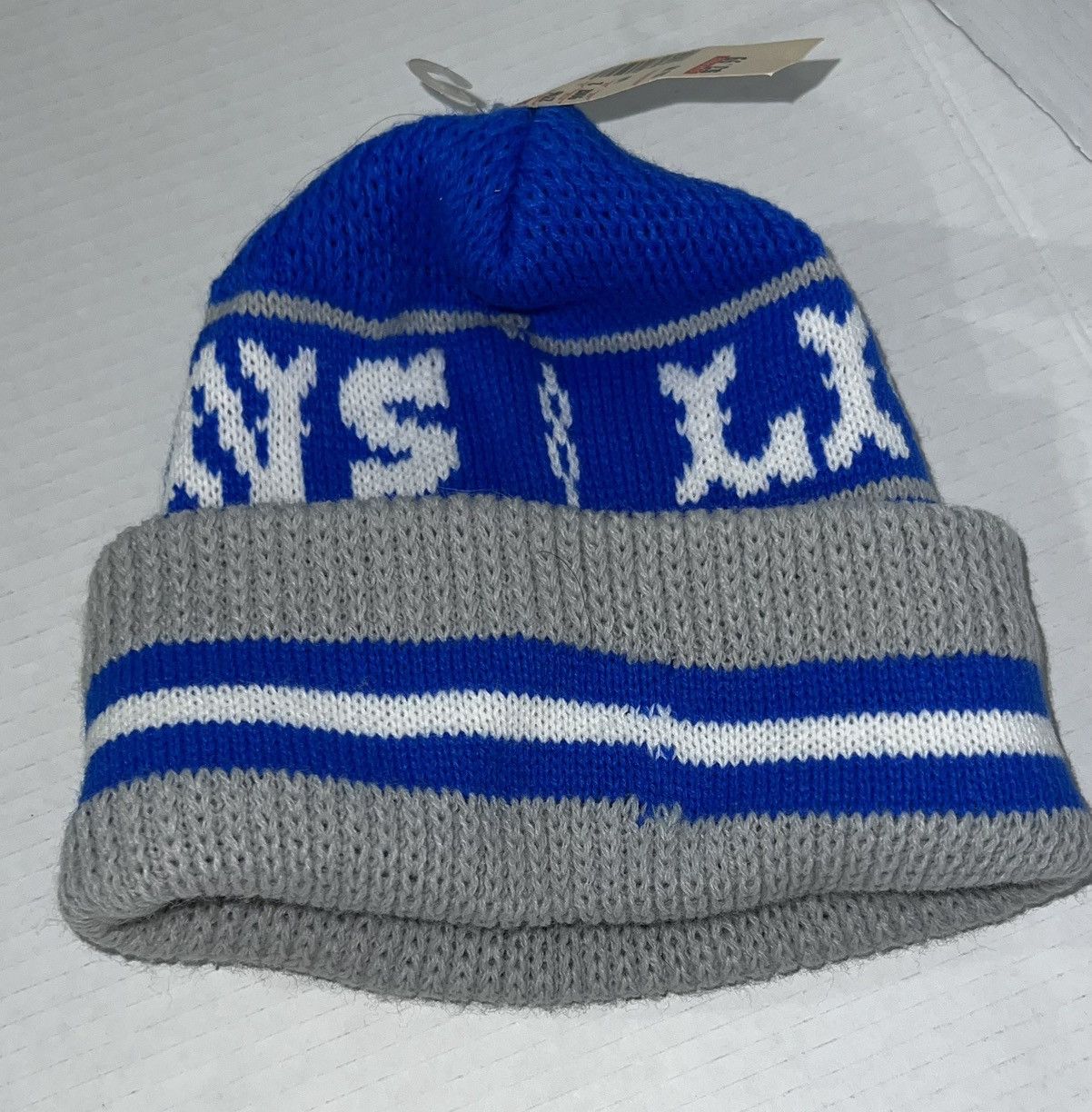 Vintage Rare New Vintage Detroit Lions Knit Hat Beanie Nfl Script Size ONE SIZE - 3 Thumbnail