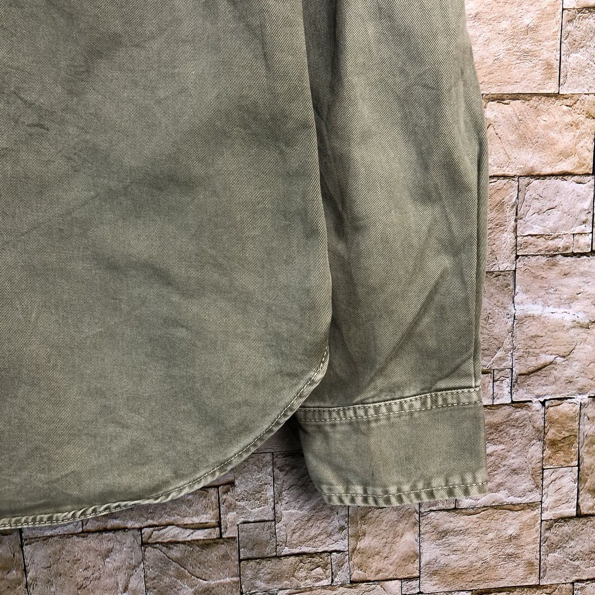 Japanese Brand Japanese Brand Green vintage jacket shirt #A217 Size US M / EU 48-50 / 2 - 8 Thumbnail