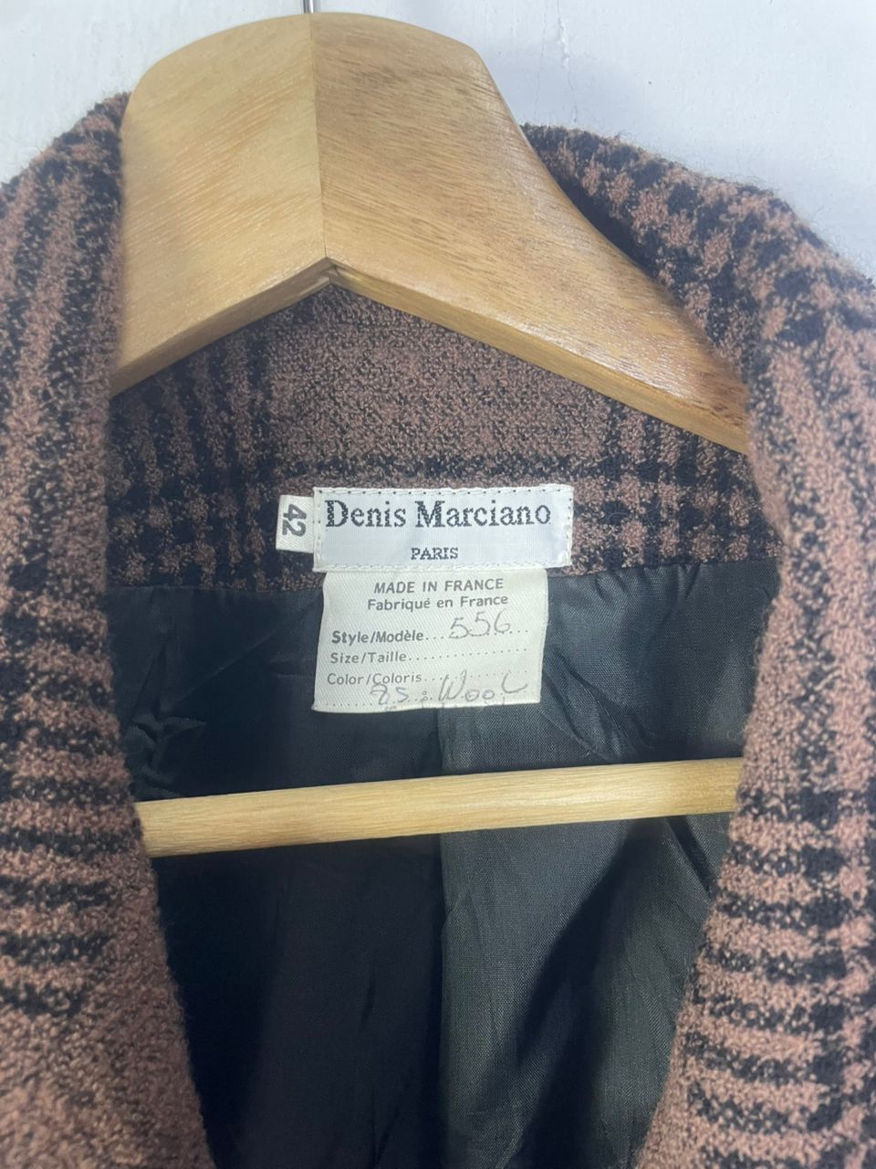Designer × Vintage Denis Marciano Women Wool Jacket Size M / US 6-8 / IT 42-44 - 6 Thumbnail