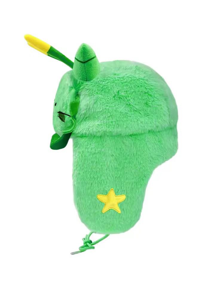 Japanese Brand Y2K Vintage Gnarpy Green Ushanka Autumn Winter Warm Hat Size ONE SIZE - 3 Thumbnail