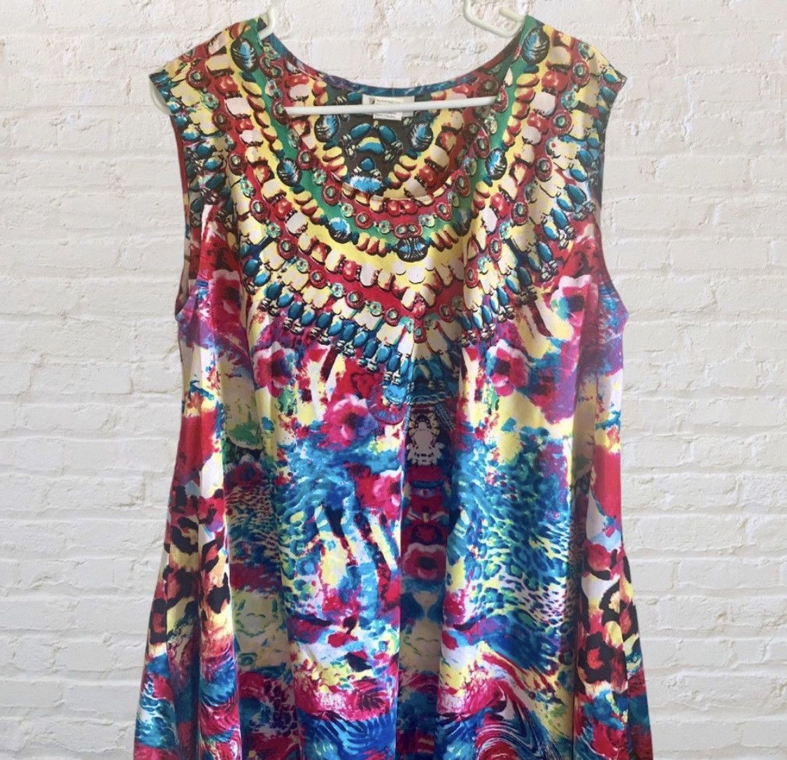 Other CW CLASSICS SLEEVELESS TUNIC TANK TOP DRESS Size XL / US 12-14 / IT 48-50 - 3 Thumbnail