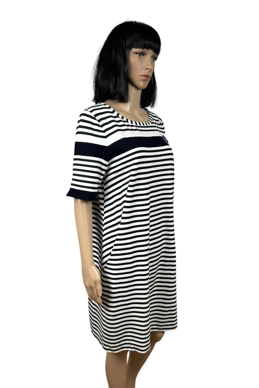 Other Marc Cain Striped Viscose Dress Sweat Nautical size 4 Size L / US 10 / IT 46 - 4 Thumbnail