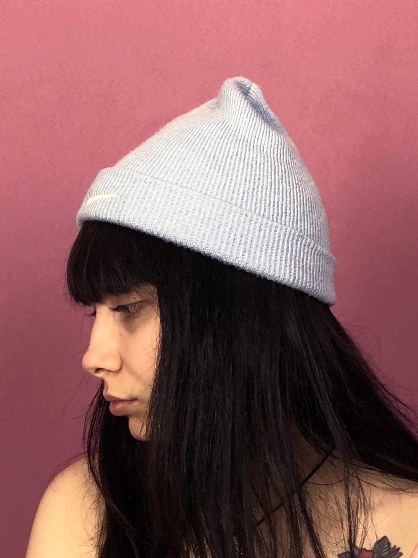 Nike × Vintage 90s Nike Vintage Women's Beanie Hat - S Size ONE SIZE - 1 Thumbnail