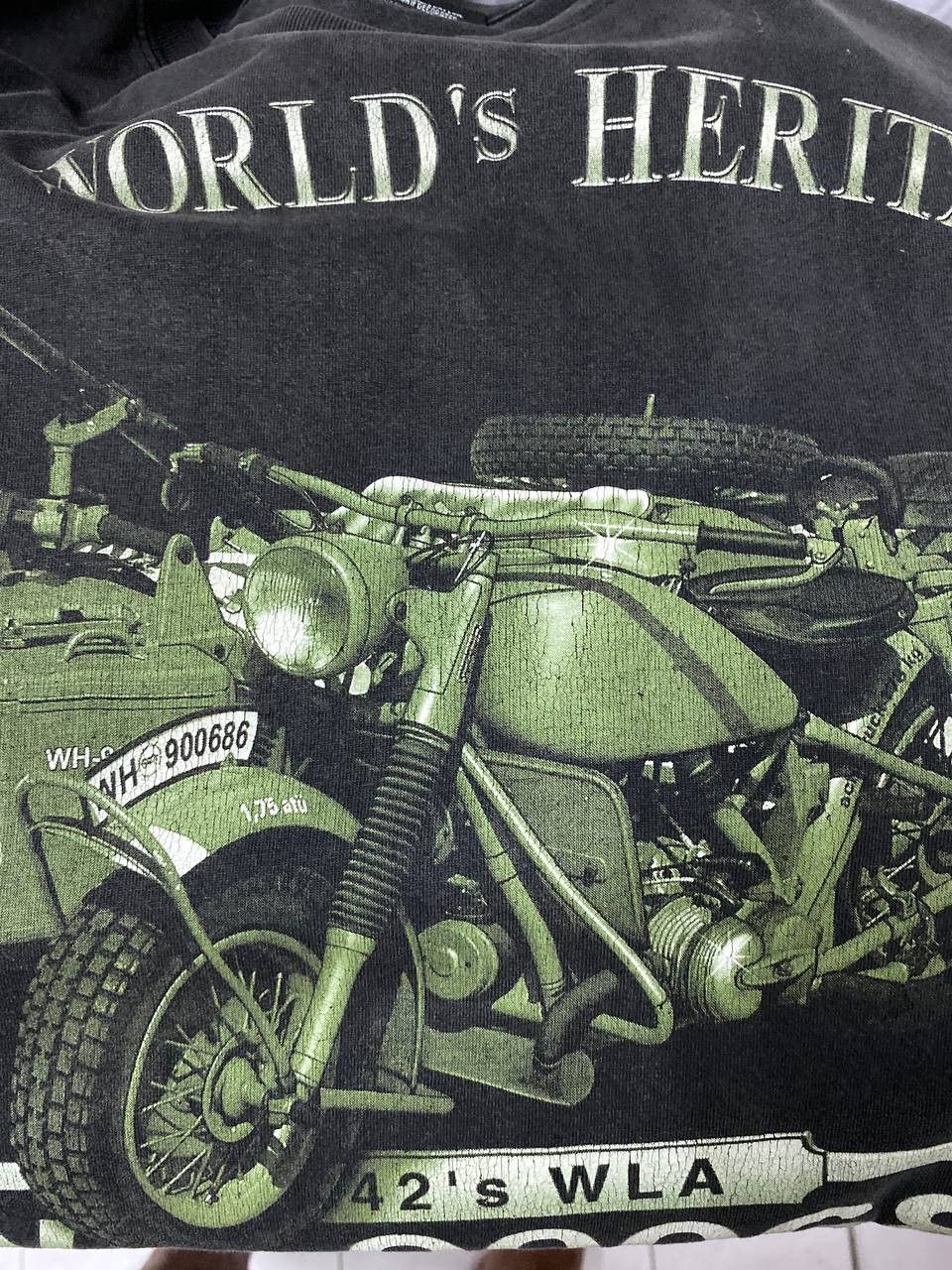 Vintage vintage 90s world heritage chopper nice design Size US XL / EU 56 / 4 - 8 Thumbnail