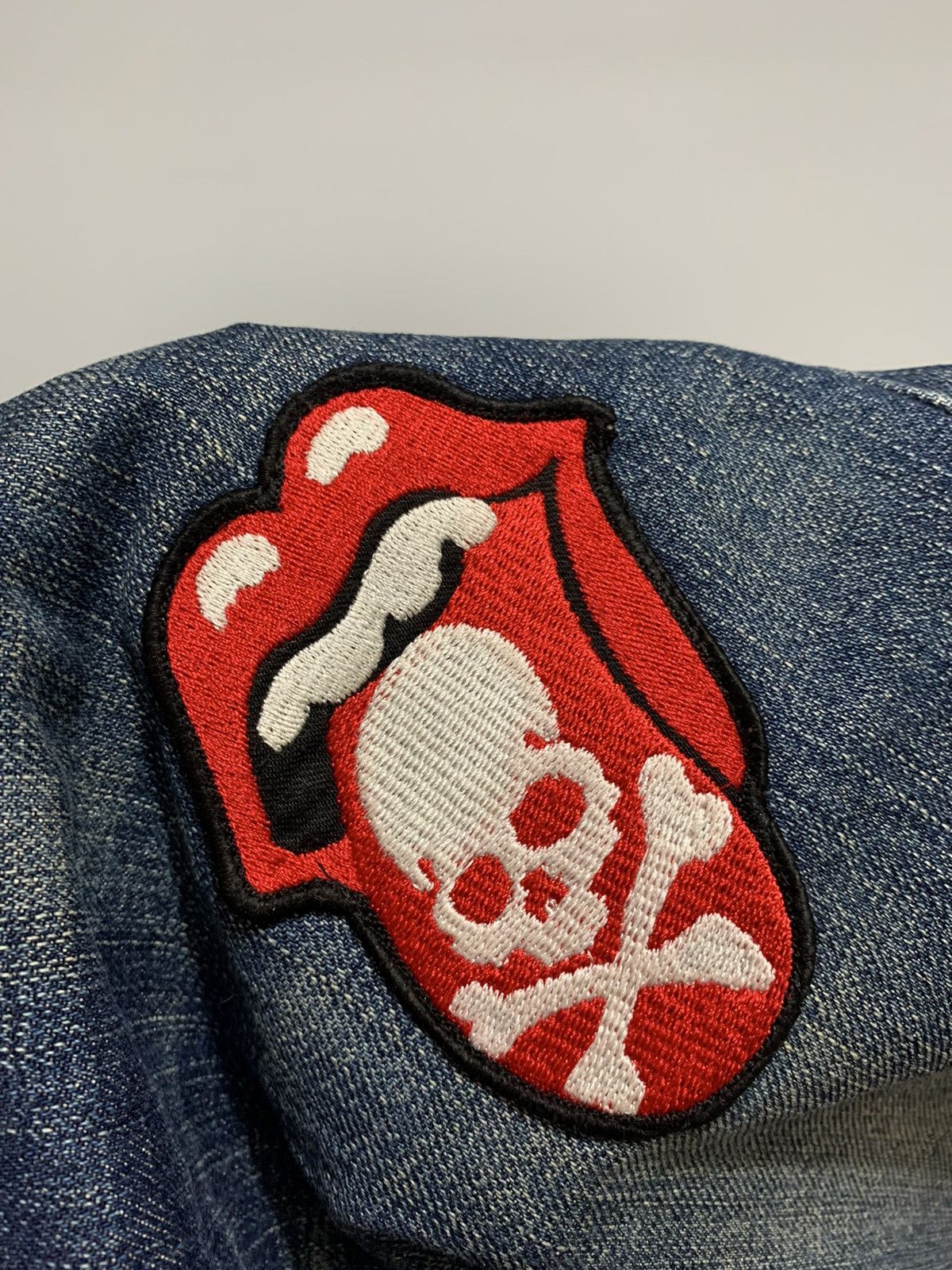 Mastermind Japan × The Rolling Stones MMJ x TRS- 2012- 50th Anniversary of D Rolling Stones Denim Size US 30 / EU 46 - 22 Thumbnail
