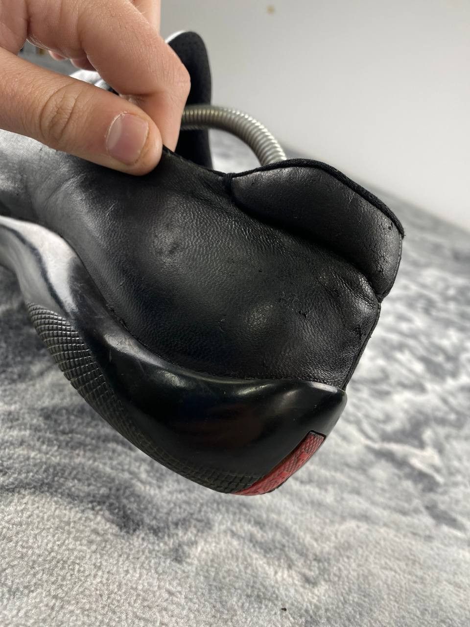 Prada Prada Leather Sneakers Size US 7 / EU 40 - 14 Thumbnail