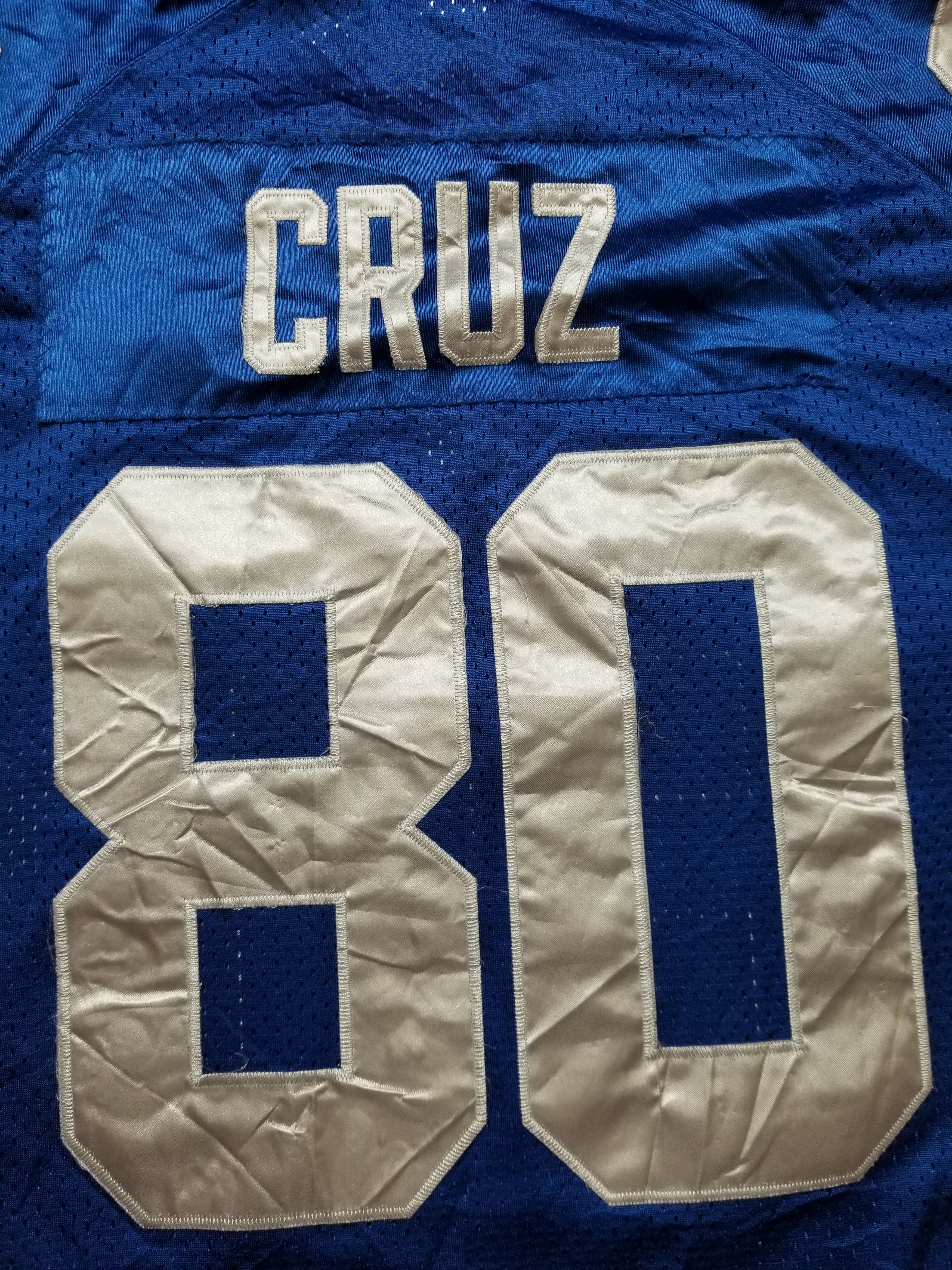 Reebok New York Giants Victor Cruz #80 Super Bowl NFL Sewn Jersey Size US XL / EU 56 / 4 - 4 Thumbnail