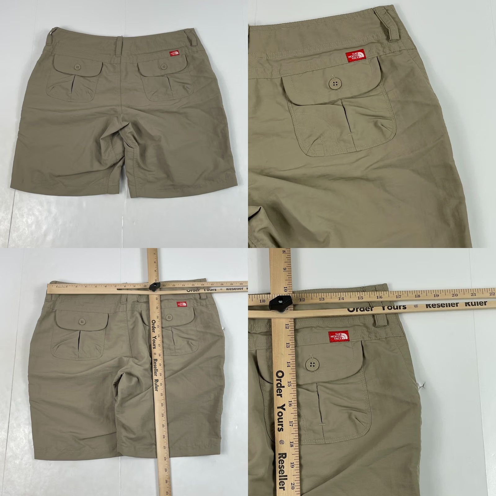 The North Face The North Face Shorts Womens 12 Beige Cargo Fishing Hiking Trekking Camp 33 x 8 Size 34" / US 12 / IT 48 - 8 Thumbnail