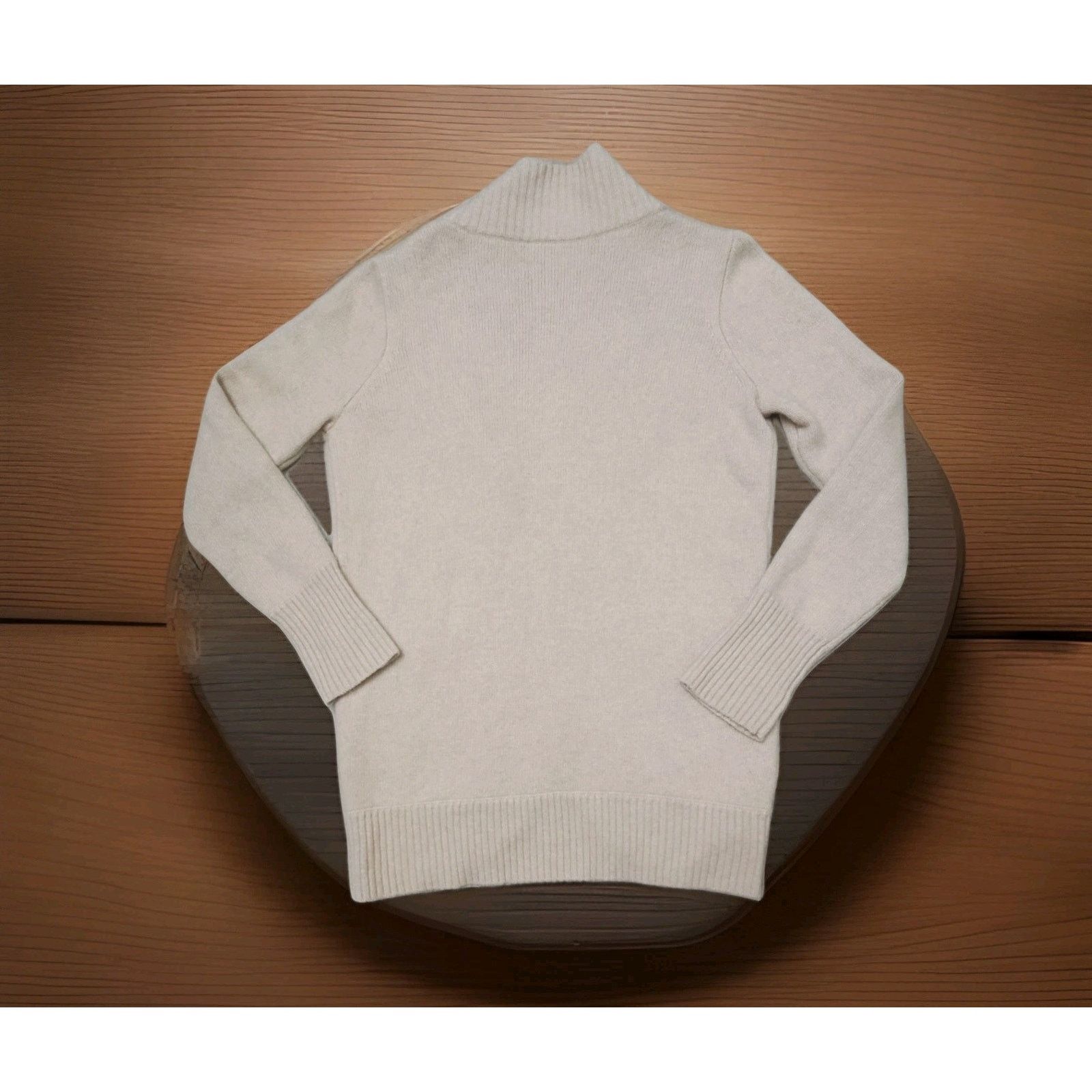 J.Crew J. Crew Knit Cashmere Wool Blend Cardigan Sweater Fisherman Size M / US 6-8 / IT 42-44 - 3 Thumbnail