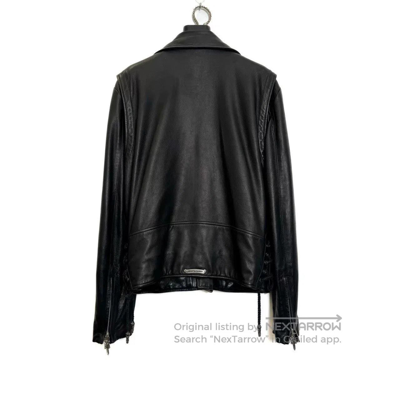 Chrome Hearts Chrome Hearts Silver Motorcycle Leather Jacket. Size US M / EU 48-50 / 2 - 2 Thumbnail