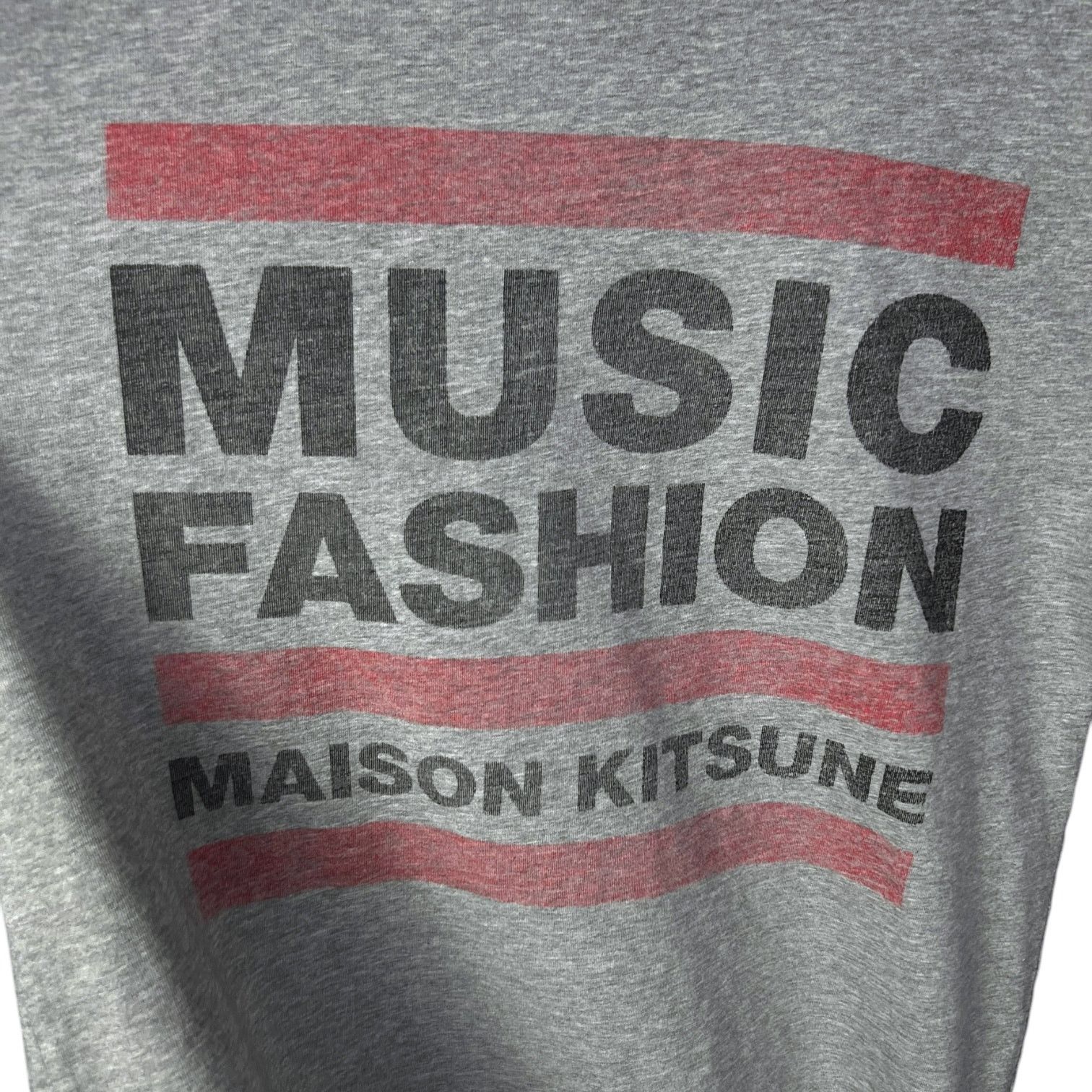 Maison Kitsune Men's Maison Kitsune Paris - Music Fashion T-Shirt - S Size US M / EU 48-50 / 2 - 2 Thumbnail