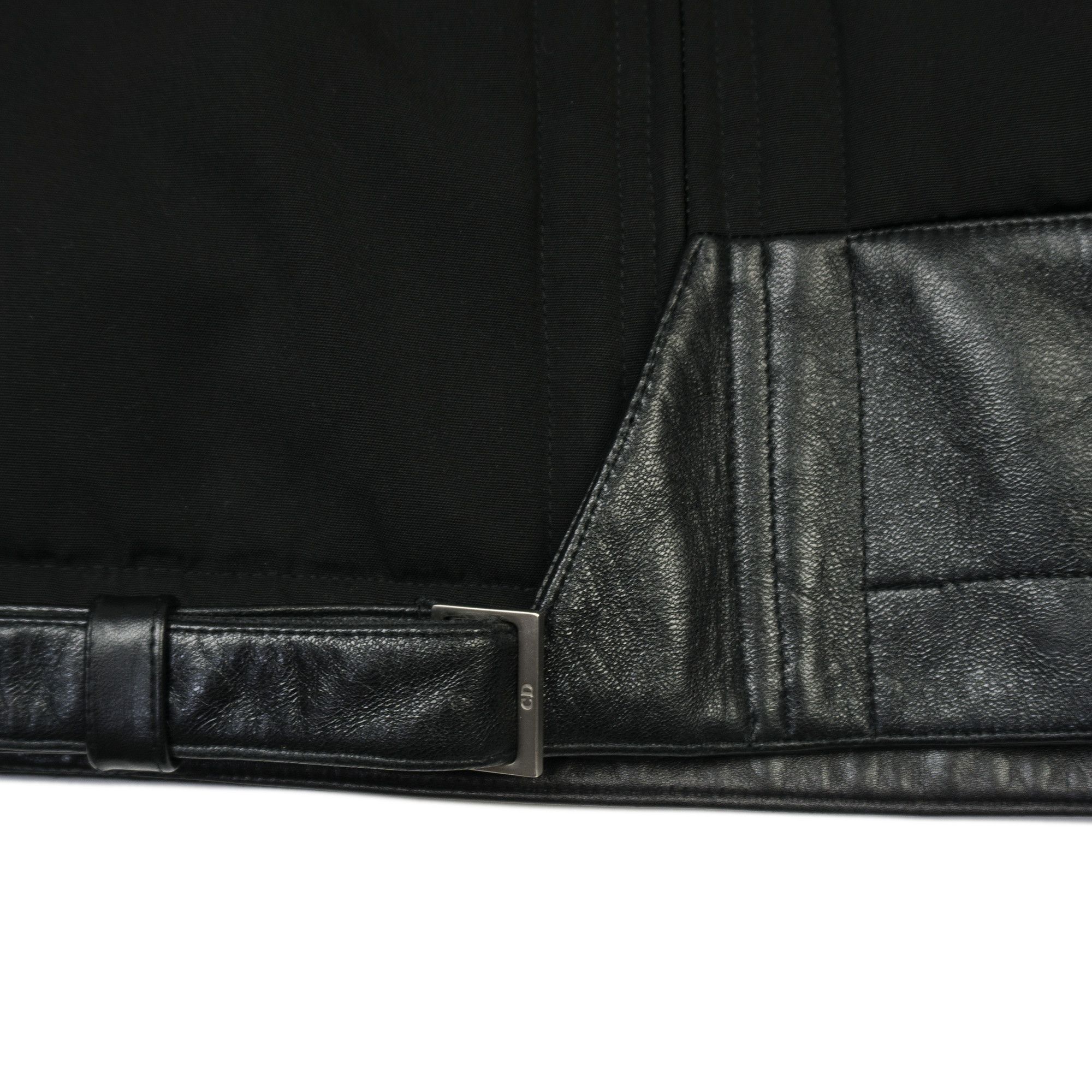 Dior × Hedi Slimane Dior Homme AW02 "Reflexion" Leather Detail Jacket Size US M / EU 48-50 / 2 - 8 Thumbnail