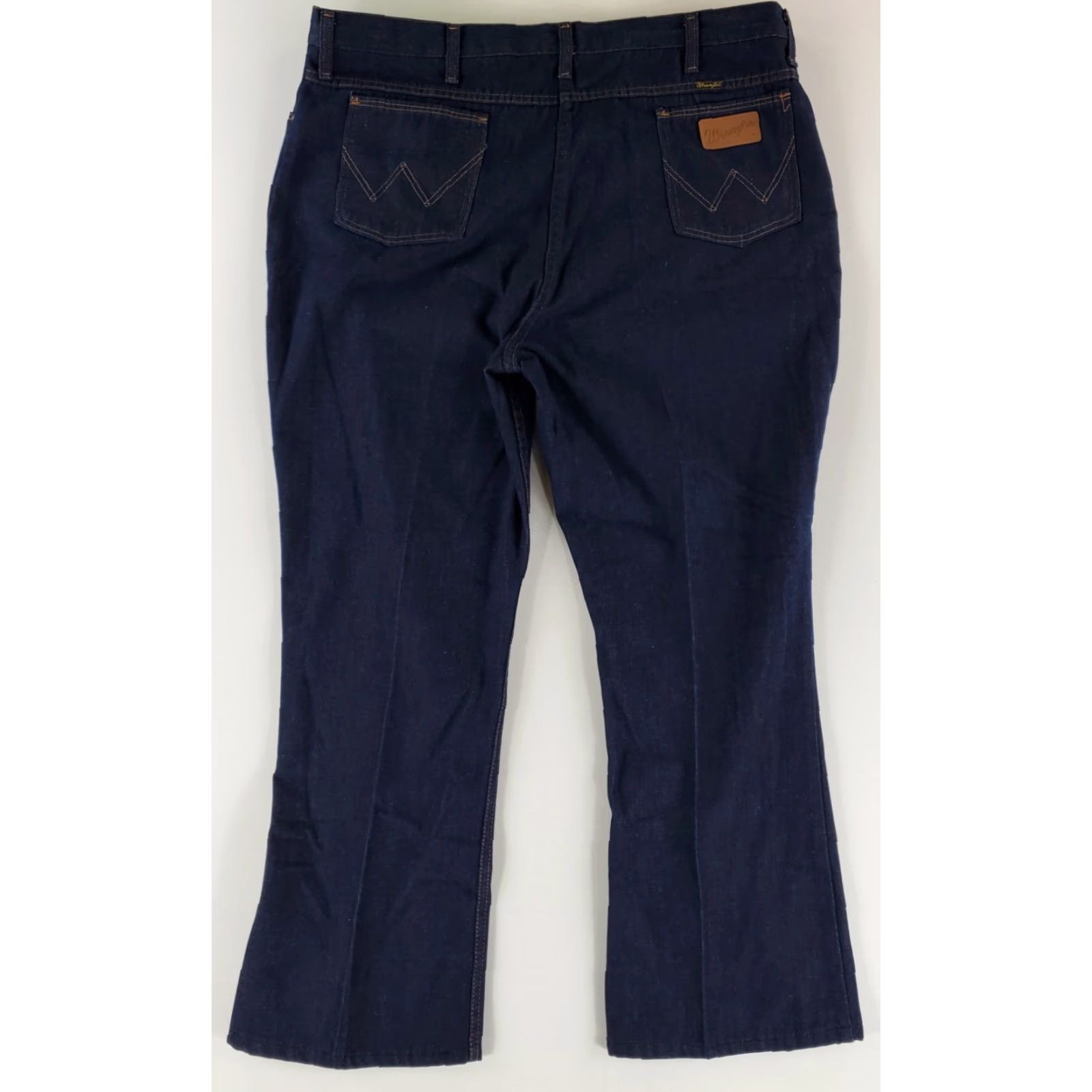 Wrangler VINTAGE Wrangler Jeans Mens 42x30 Blue Bootcut 70s Inseam 29" Size US 42 / EU 58 - 5 Thumbnail
