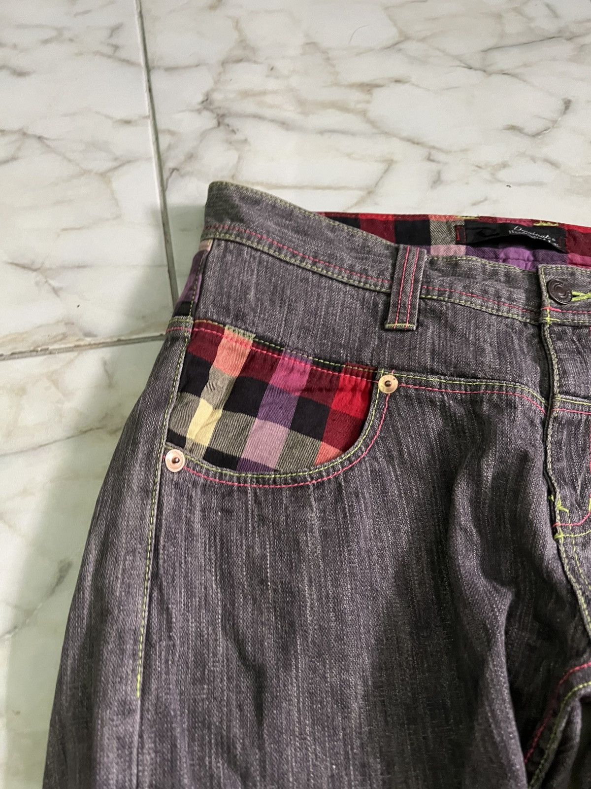 Hysteric Glamour × If Six Was Nine × Japanese Brand 💥Baggy💥Vintage 90’s Style Dominate Handcrafted Jean Size US 33 - 5 Thumbnail