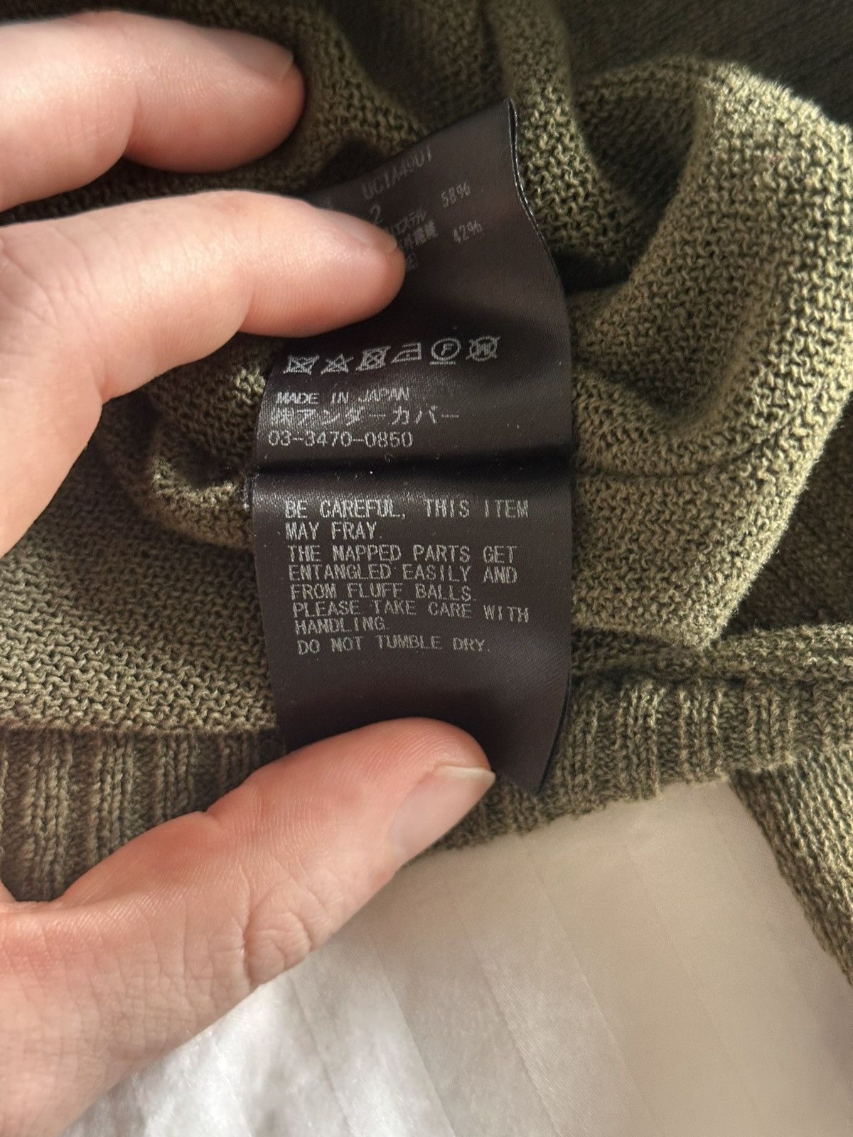 Undercover Green Rollneck Knit Size US S / EU 44-46 / 1 - 7 Thumbnail