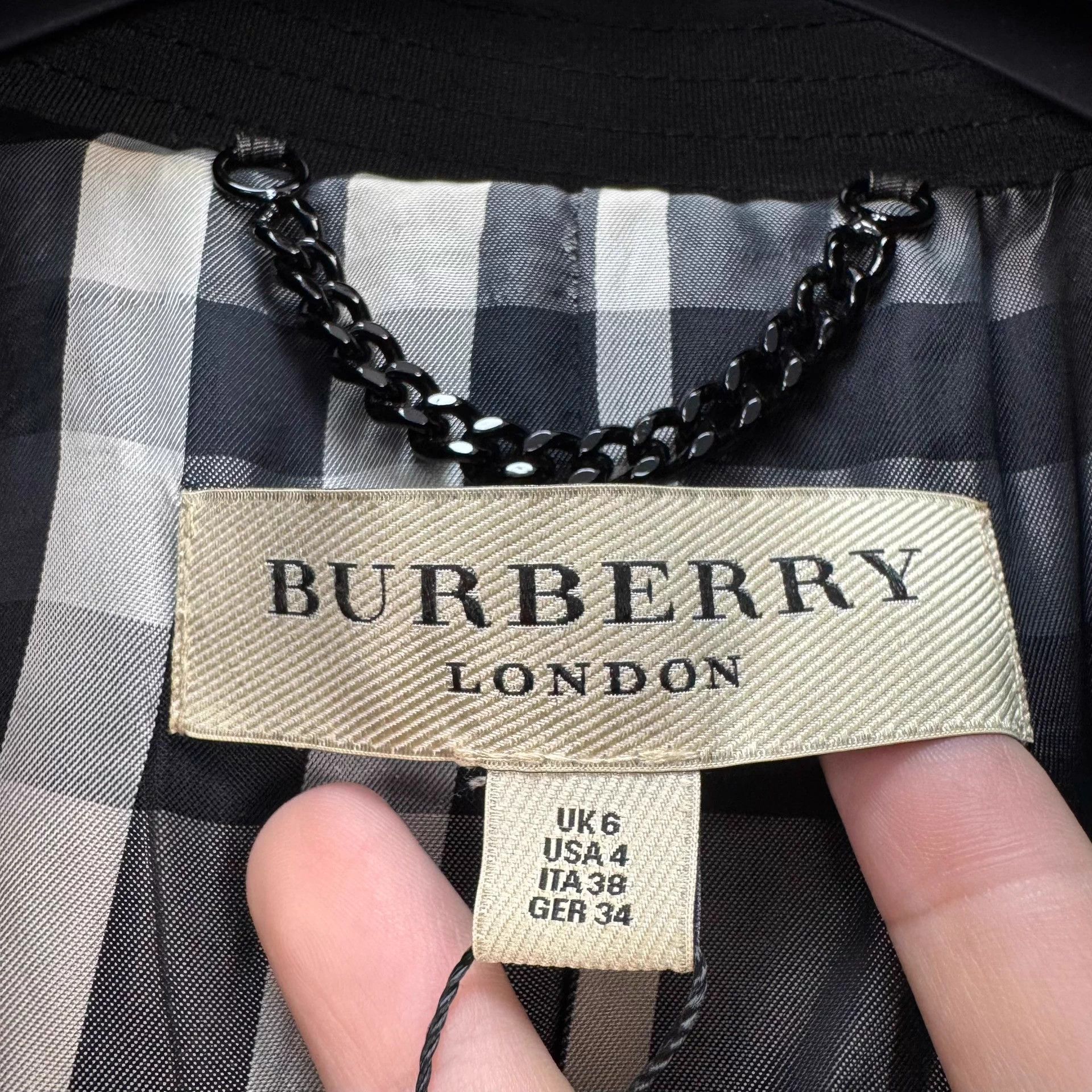 Burberry Burberry doublebreasted checklined trench UK6 99new Size XS / US 0-2 / IT 36-38 - 6 Thumbnail