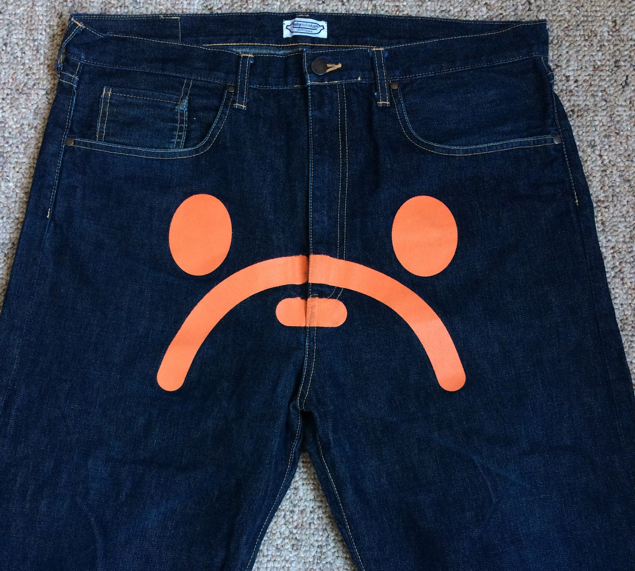 Bape OG Bathing Ape Baby Milo Store Denim size XL Size US 36 / EU 52 - 2 Thumbnail