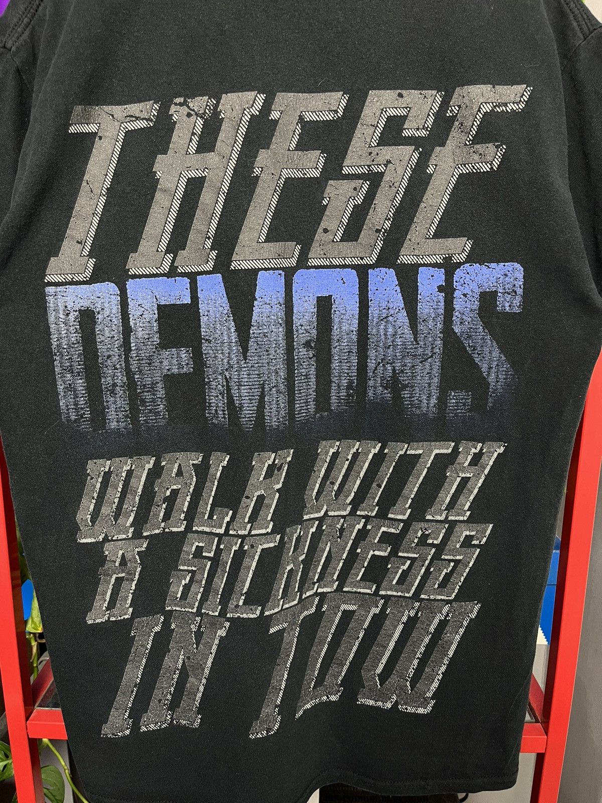 Band Tees × Vintage Rare vintage y2k Black Tongue wolf graphic metal band tee Size US M / EU 48-50 / 2 - 6 Thumbnail