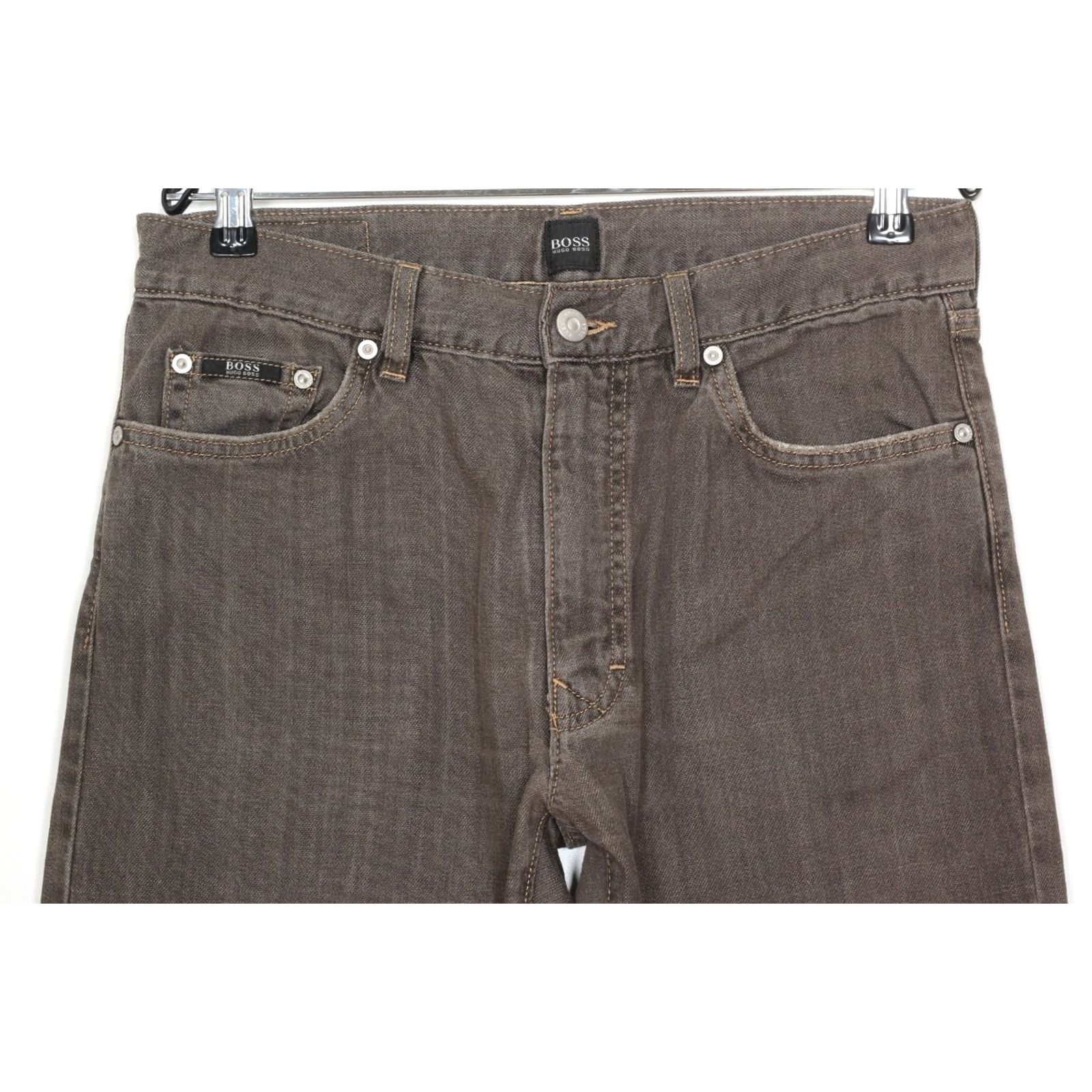 Hugo Boss VINTAGE HUGO BOSS TEXAS Jeans Men 32/34 Regular Straight DZ6169 Grey Jeans Size US 32 / EU 48 - 2 Thumbnail
