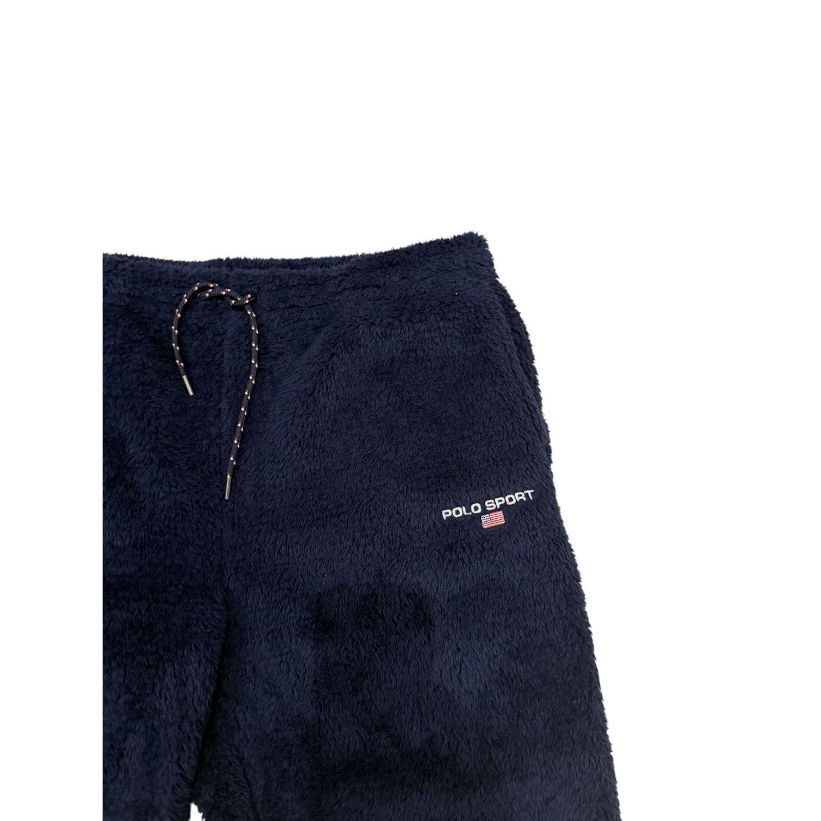 Polo Ralph Lauren Ralph Lauren Polo Sport High Pile Fleece Joggers Navy Pants Size US 38 / EU 54 - 2 Thumbnail