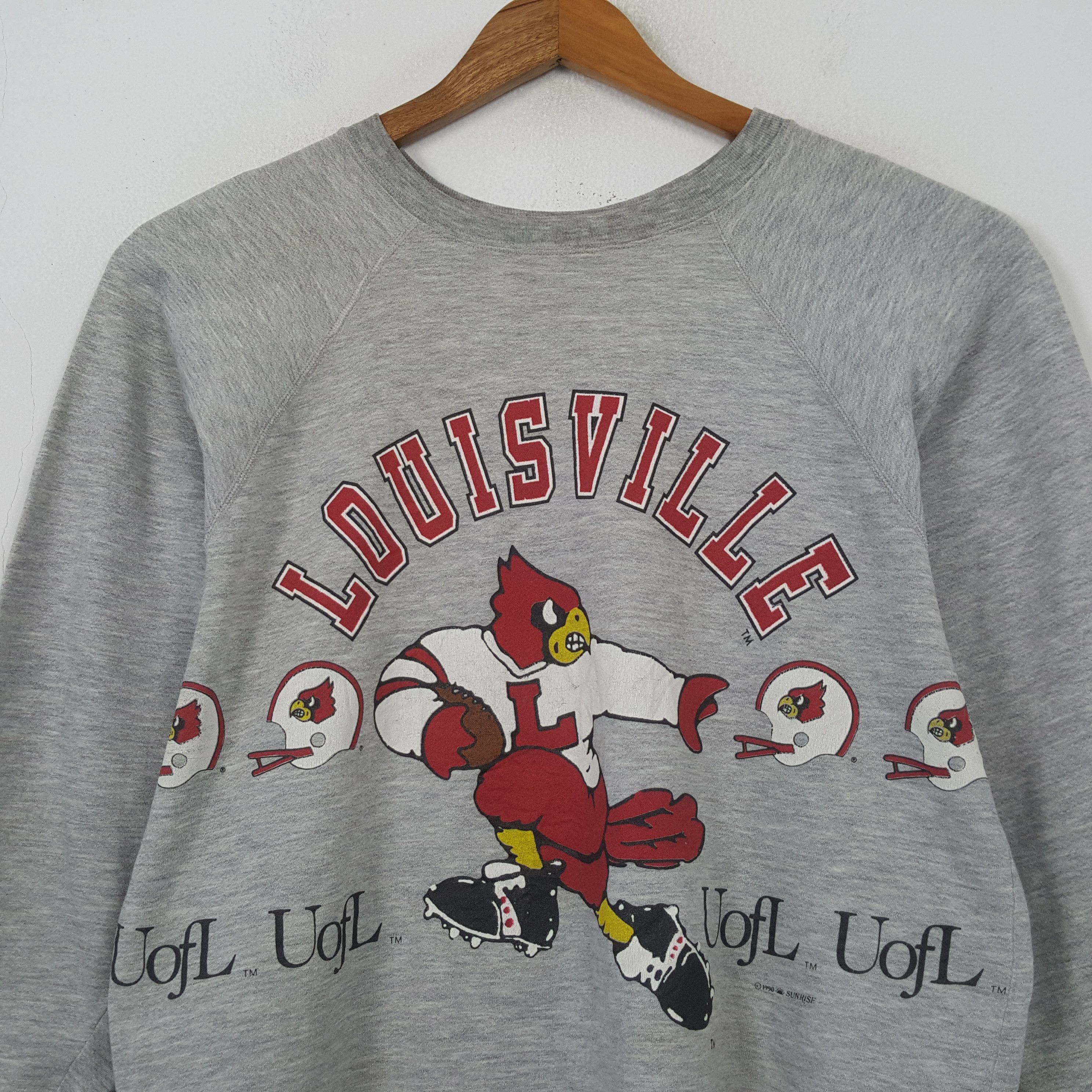 NFL Vintage Louis Ville NFL American Football Sweatshirt RR6 Size US M / EU 48-50 / 2 - 2 Thumbnail