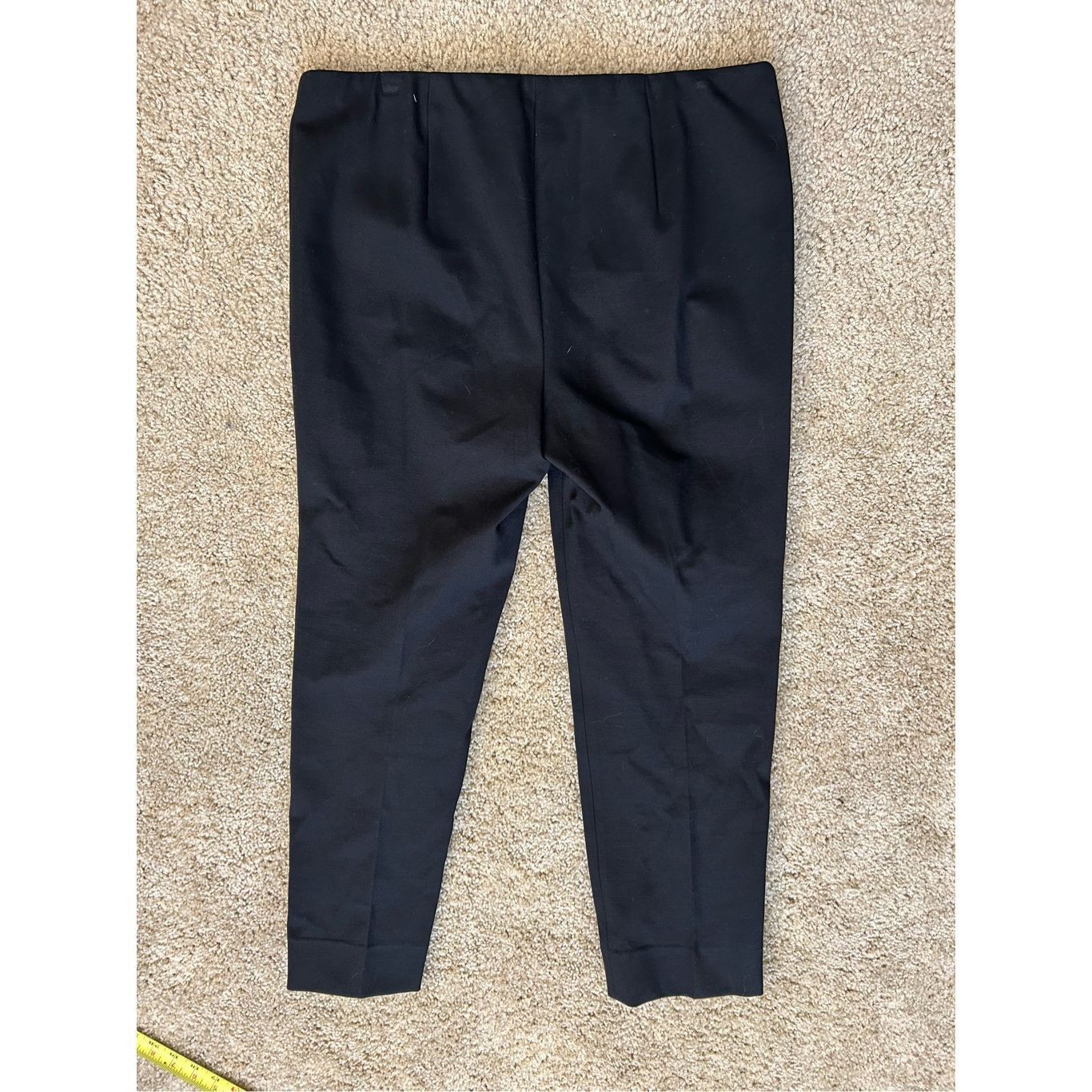 Les Copains LES COPAINS High Rise Ponte Knit Slim Casual Pants Black Siz Size 34" / US 12 / IT 48 - 9 Thumbnail