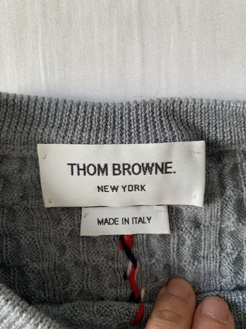 Thom Browne Thom Browne Grey sweater Size XS / US 0-2 / IT 36-38 - 4 Thumbnail