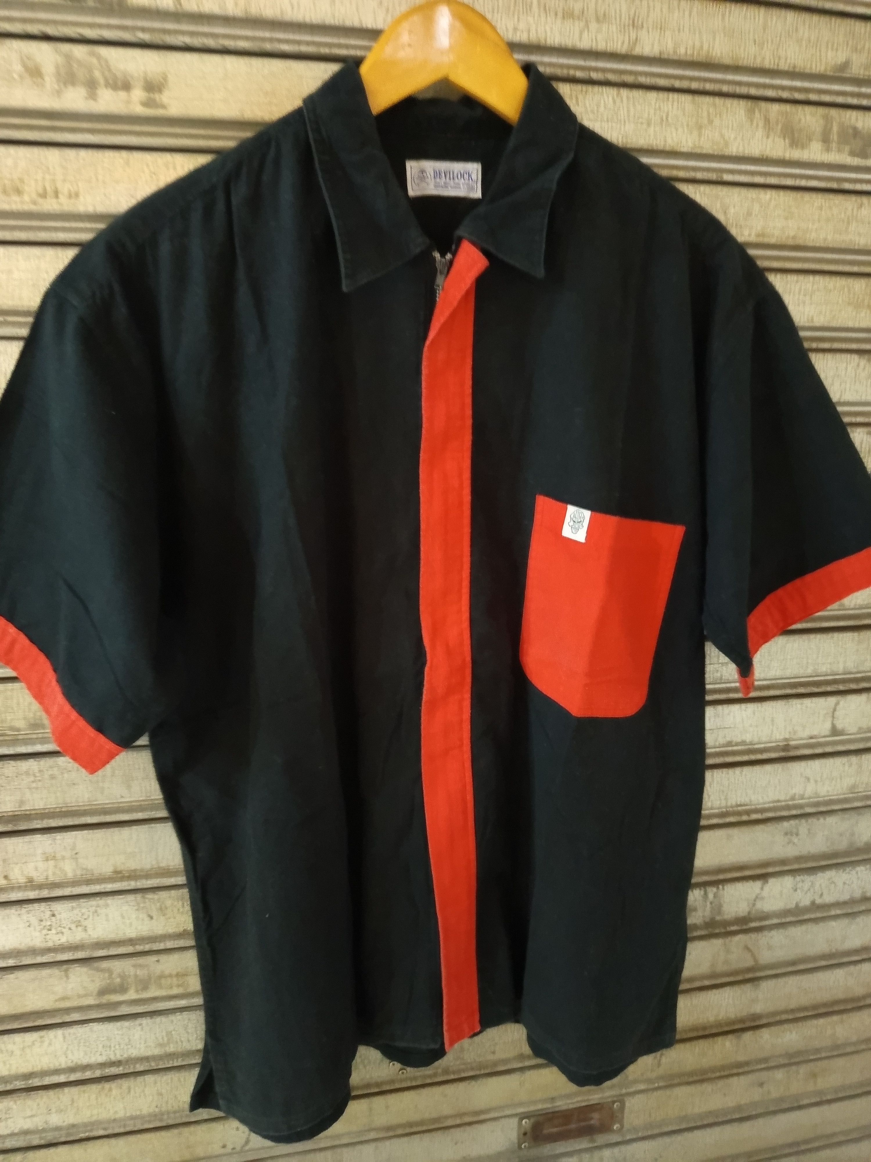 Devilock Devilock Zip-Up Short Sleeve Shirt Size US L / EU 52-54 / 3 - 3 Thumbnail
