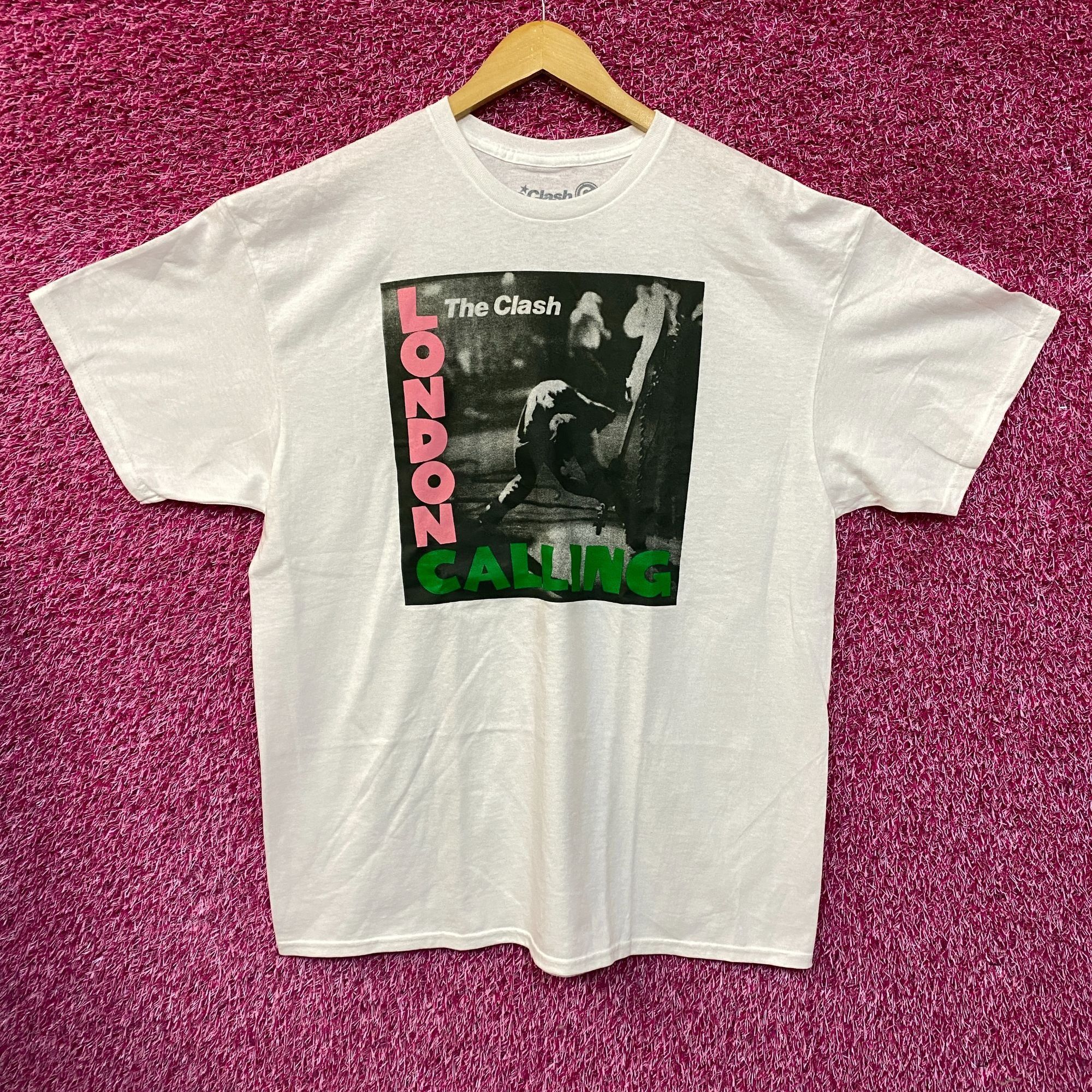 Band Tees The Clash London Calling Album Cover Post Punk Band Tee extr Size US XL / EU 56 / 4 - 1 Thumbnail