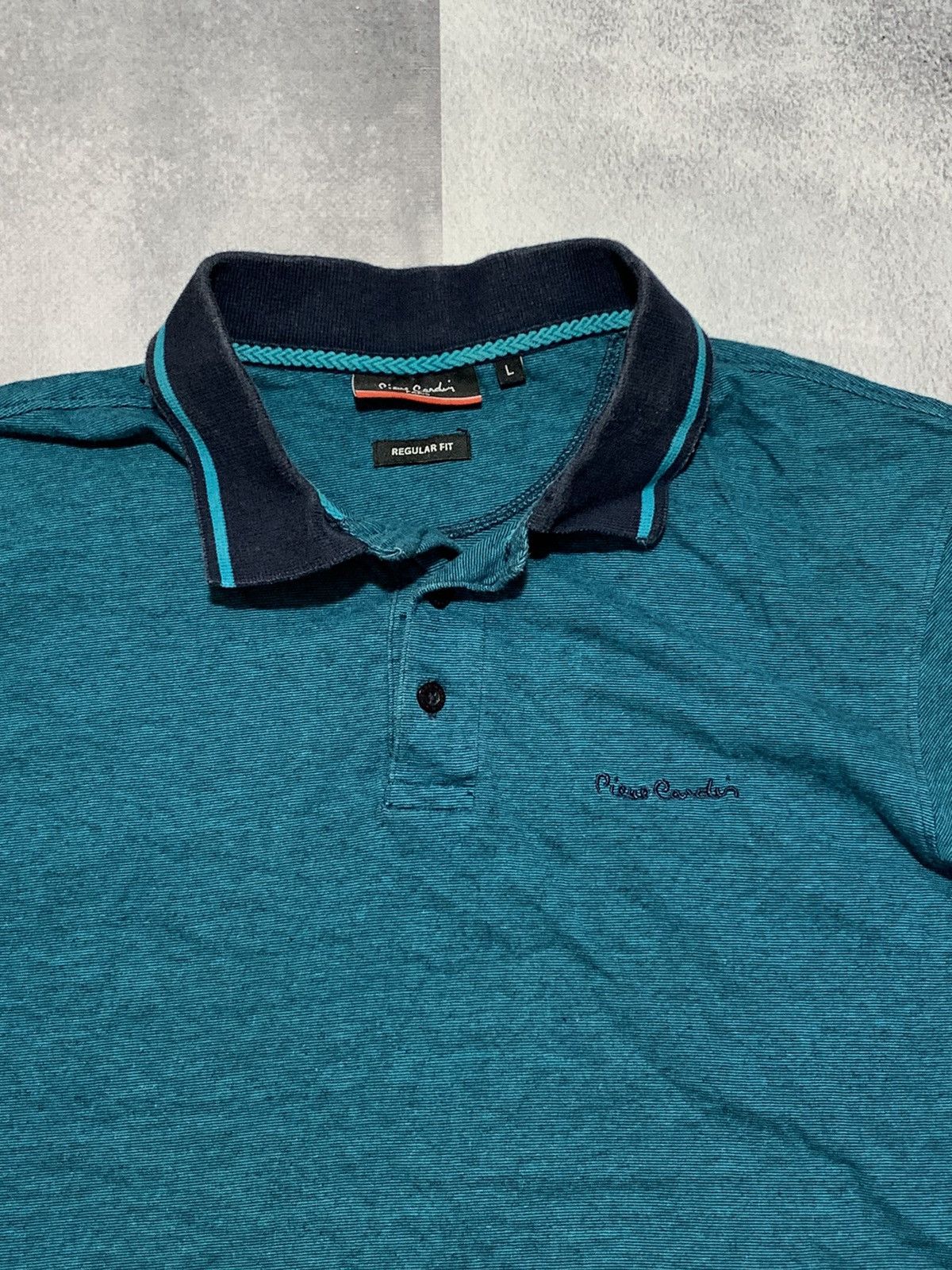 Pierre Cardin × Vintage Vintage Y2K Pierre Cardin 1/4 button polos tee size L Size US L / EU 52-54 / 3 - 4 Thumbnail