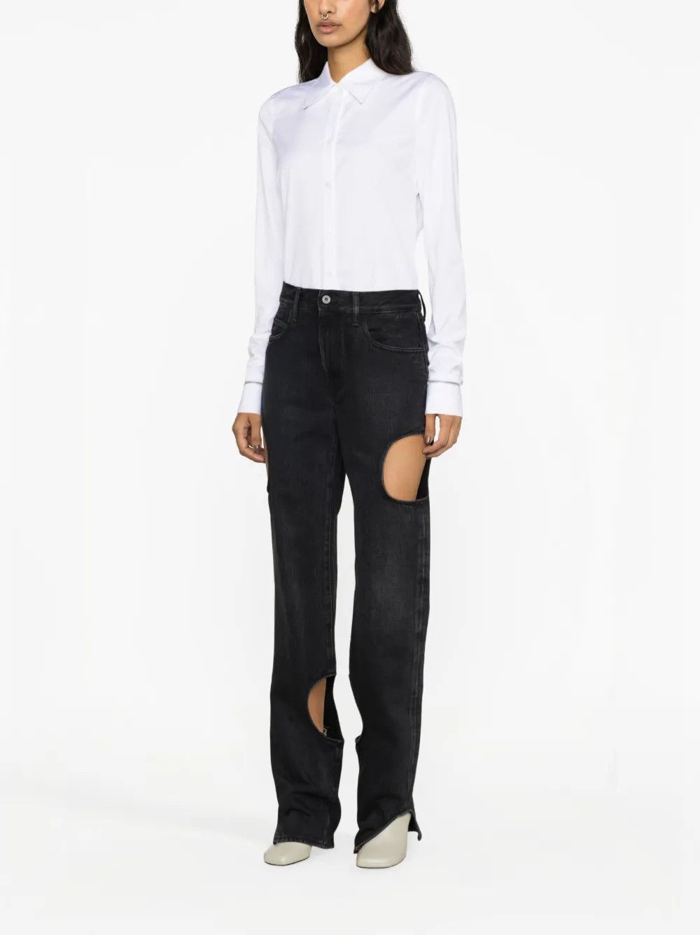 o1y1225 Denim Pant in Black