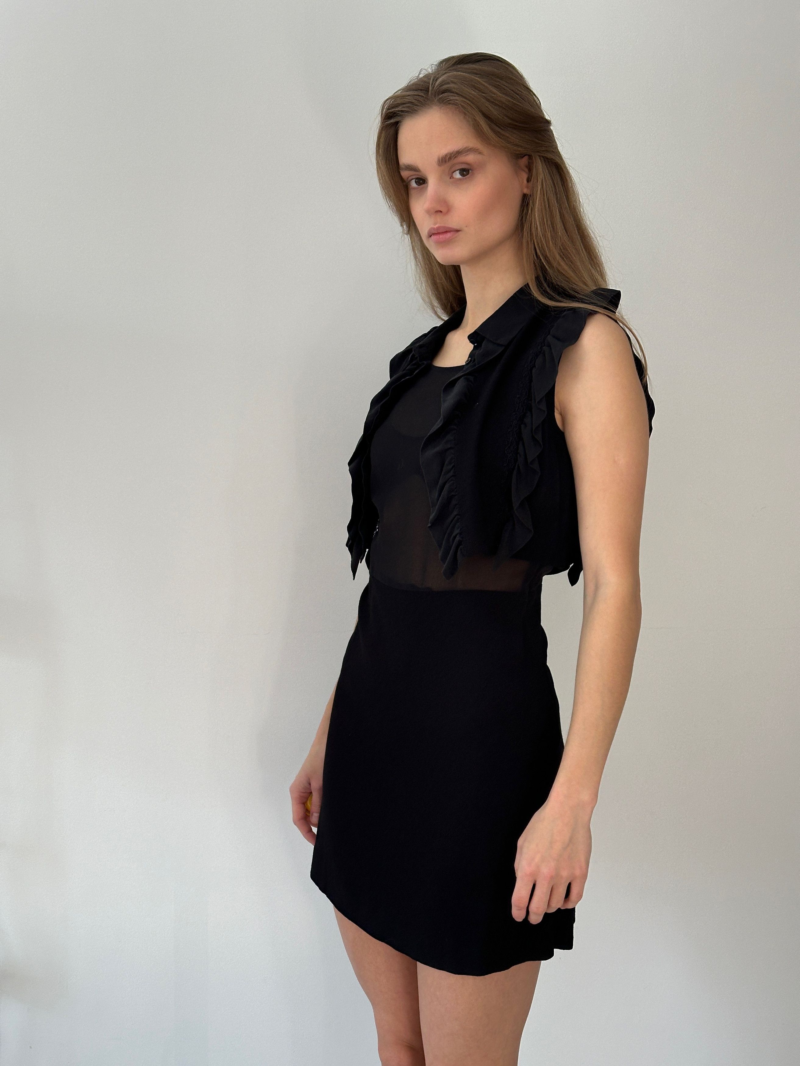 Sandro Sandro Sleveless Mini Dress Size S / US 4 / IT 40 - 2 Thumbnail