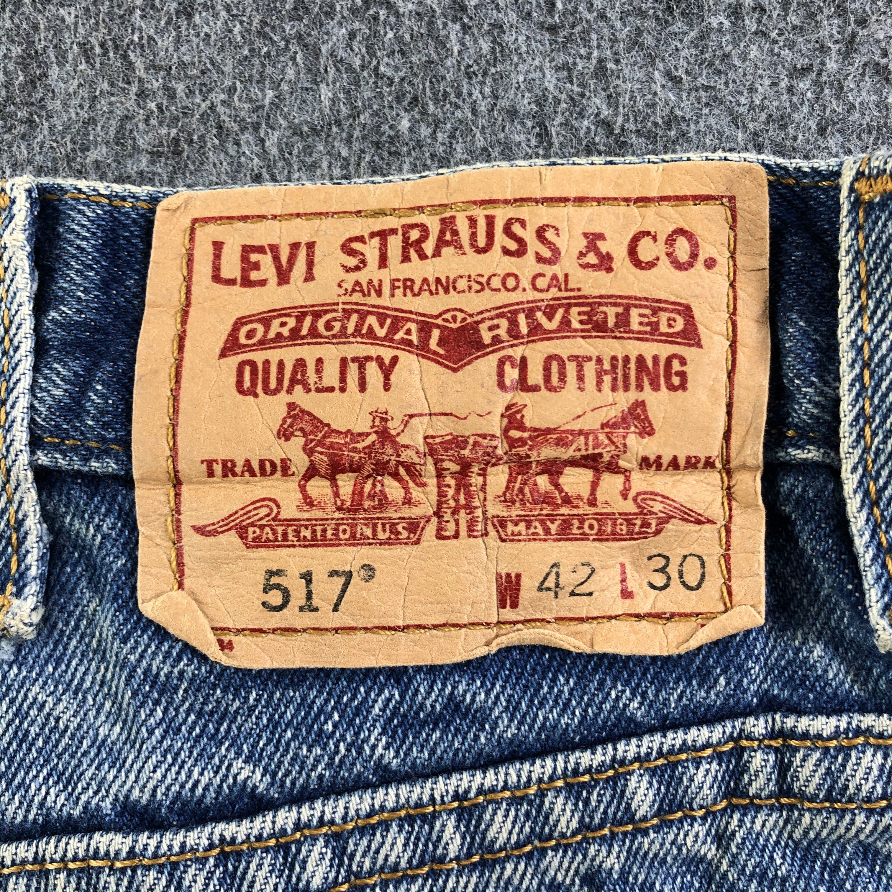 Levi's Vintage Blue Wash Levis 517 Jeans-J3349 Size US 42 / EU 58 - 5 Thumbnail