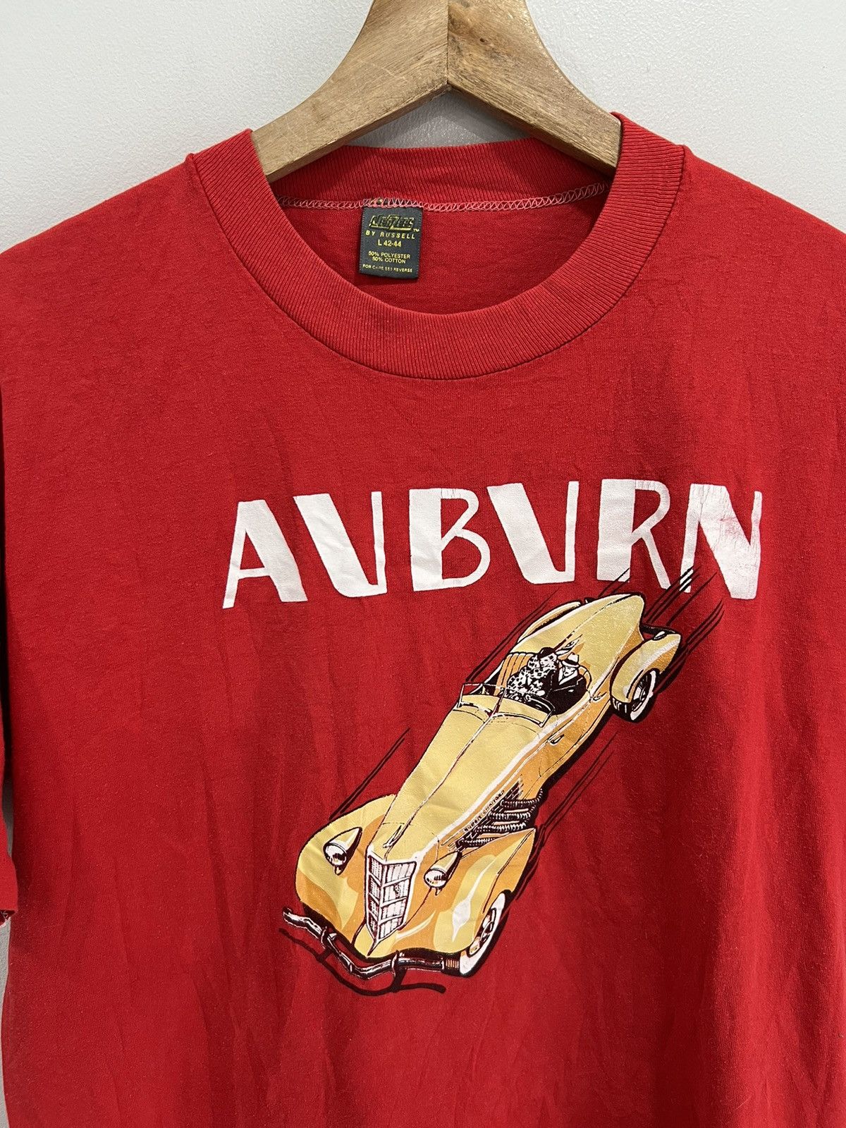 Vintage Vintage Auburn Car Tee Shirt Racing Cord Duesenberg Size US L / EU 52-54 / 3 - 2 Thumbnail