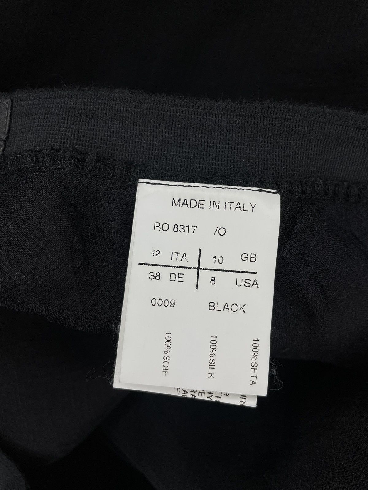 Rick Owens Rick Owens Silk Skirt Size 30" / US 8 / IT 44 - 3 Thumbnail