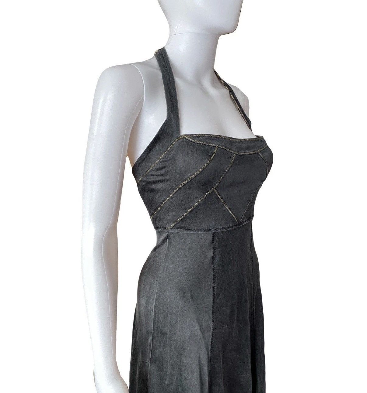 Just Cavalli Just Cavalli Skater Halter Neck Dress 40IT Size S / US 4 / IT 40 - 8 Thumbnail