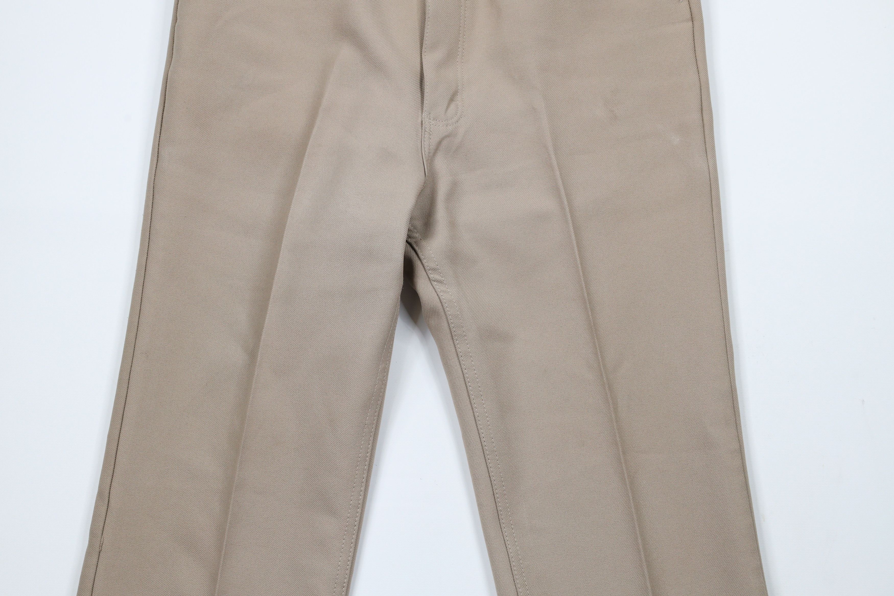 Vintage × Wrangler Vintage 90s Wrangler Knit Flared Bootcut Chino Pants Beige Size US 36 / EU 52 - 3 Thumbnail