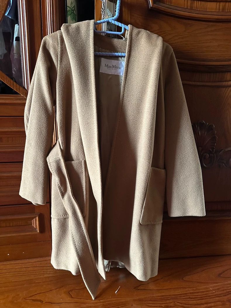 Max Mara Mainline Rialto Camel Coat
