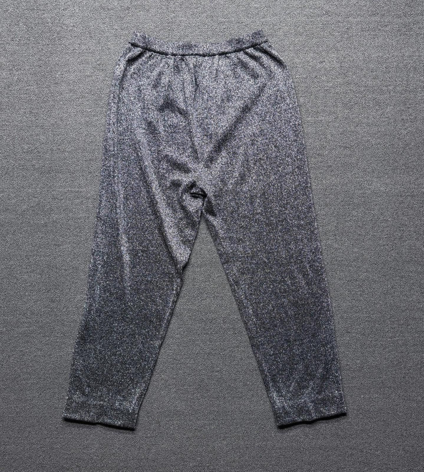 Other VTG Lisa Originals Womens L Pants High Rise BlkGrey Metallic Size 36" / US 14 / IT 50 - 2 Thumbnail