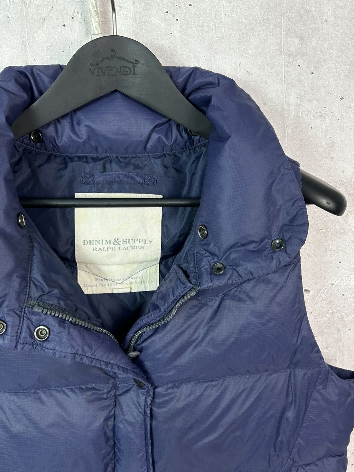 Ralph Lauren Denim Supply Ralph Lauren Down Puffer Navy Nylon Men’s Vest Size US M / EU 48-50 / 2 - 8 Thumbnail