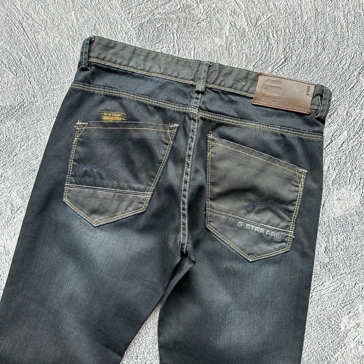 G-Star Men’s Jeans G-Star Raw Bladel Loose Kraft Embro Dark Blue Size US 32 / EU 48 - 8 Thumbnail