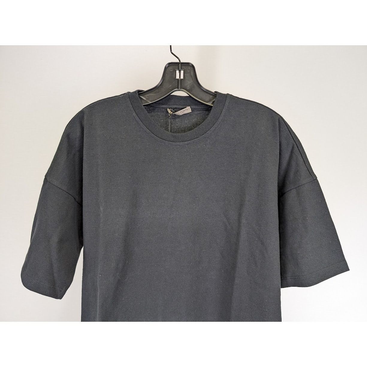 Bottega Veneta o1rshd1 Sunrise Light Cotton T-Shirt in Nero Size US M / EU 48-50 / 2 - 5 Thumbnail