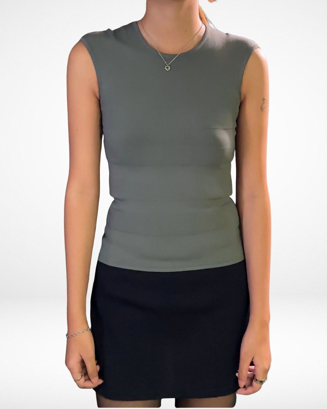 Helmut Lang SS97 Bulletproof Body Con Tank Top Size XS / US 0-2 / IT 36-38 - 3 Thumbnail