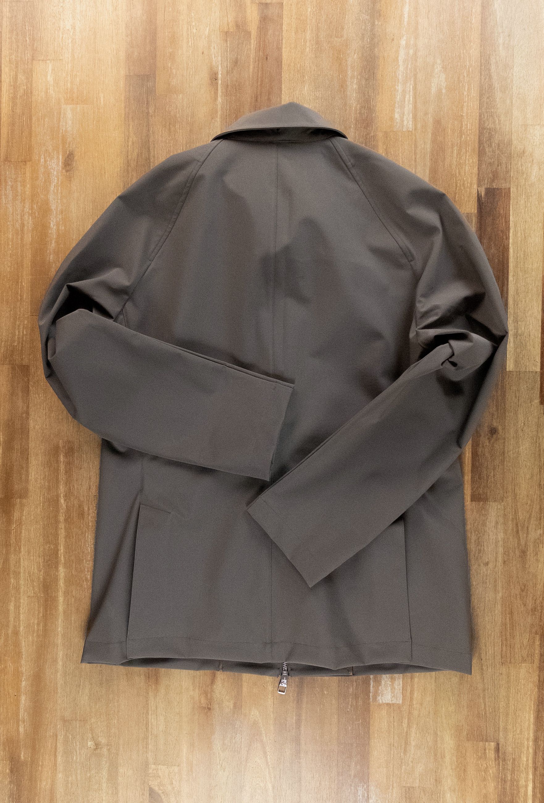 MONTECORE Italy khaki green nylon coat jacket Large